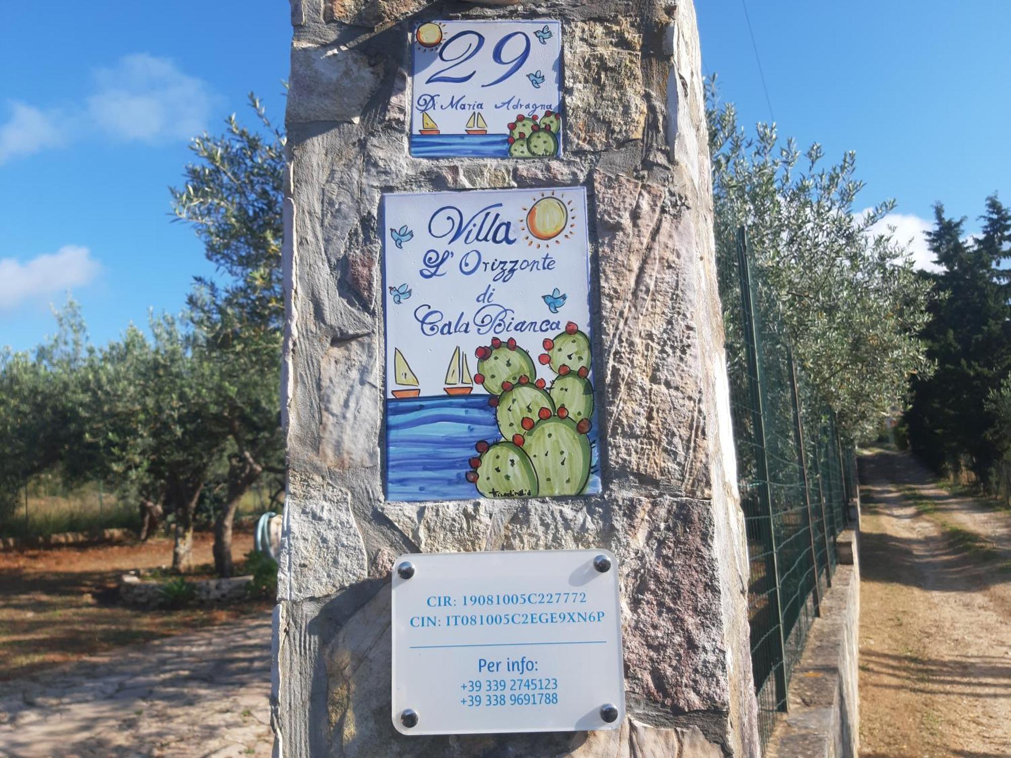 Villa L'Orizzonte Di Calabianca Castellammare del Golfo Extérieur photo